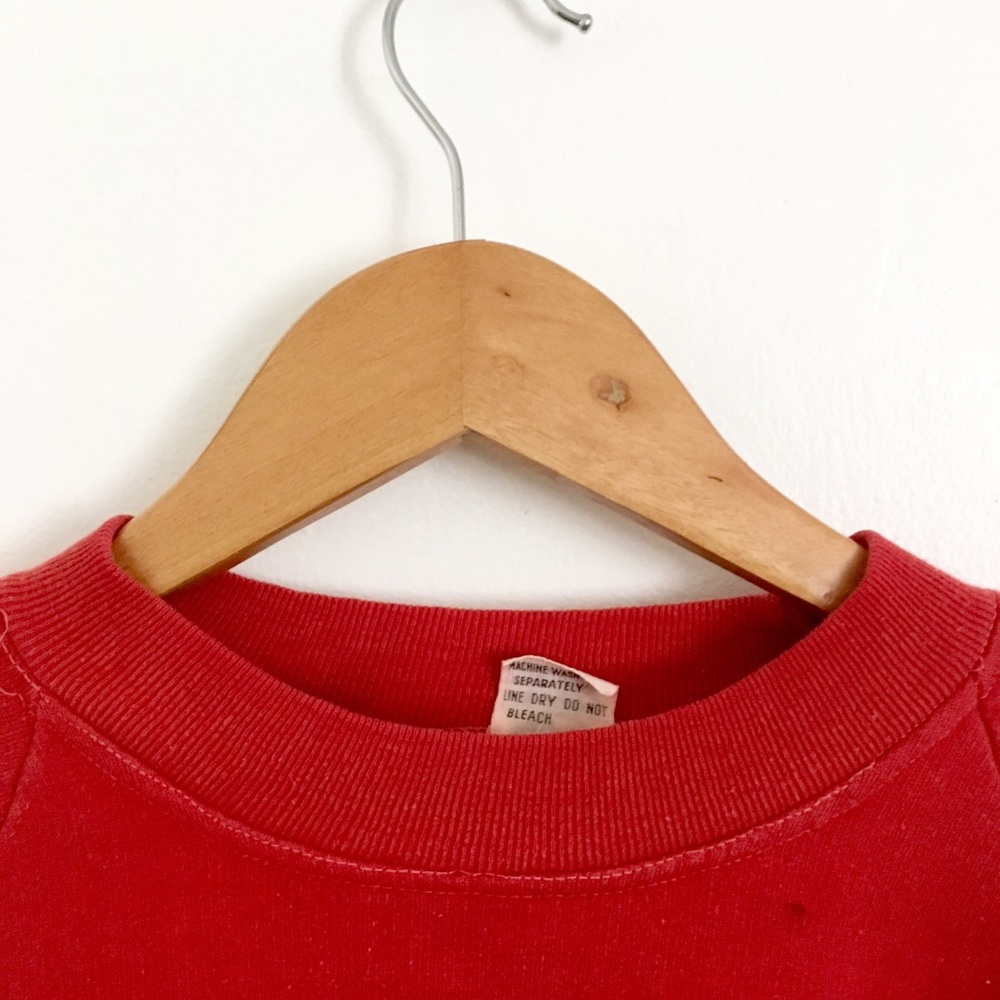 Vintage Hadway Faded Red Sweatshirt - Picture 3 of 6